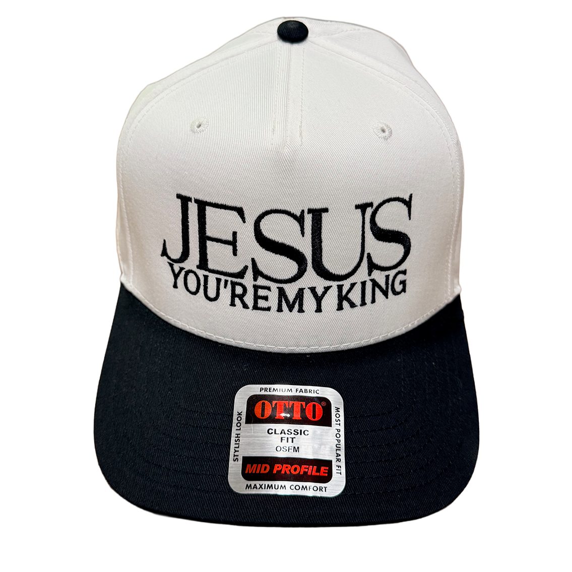 Jesus You're My King White/Black Hat