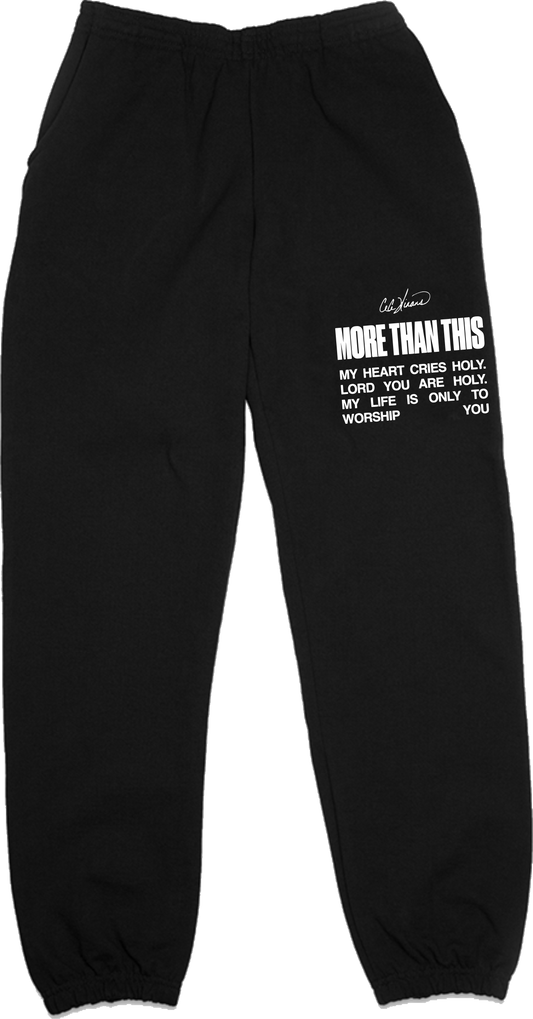 More Than This - Black Sweatpants