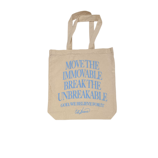 Believe For It - Natural Tote