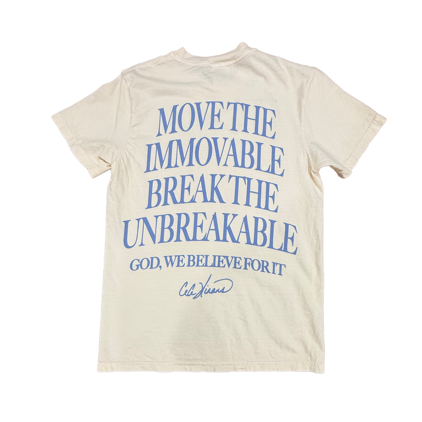 Believe For It Beige Tee