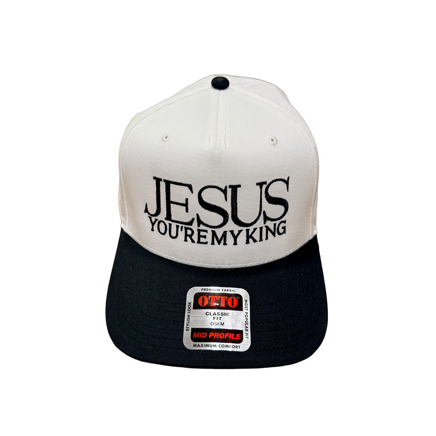 Jesus You're My King White/Black Hat