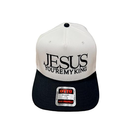 Jesus You're My King White/Black Hat
