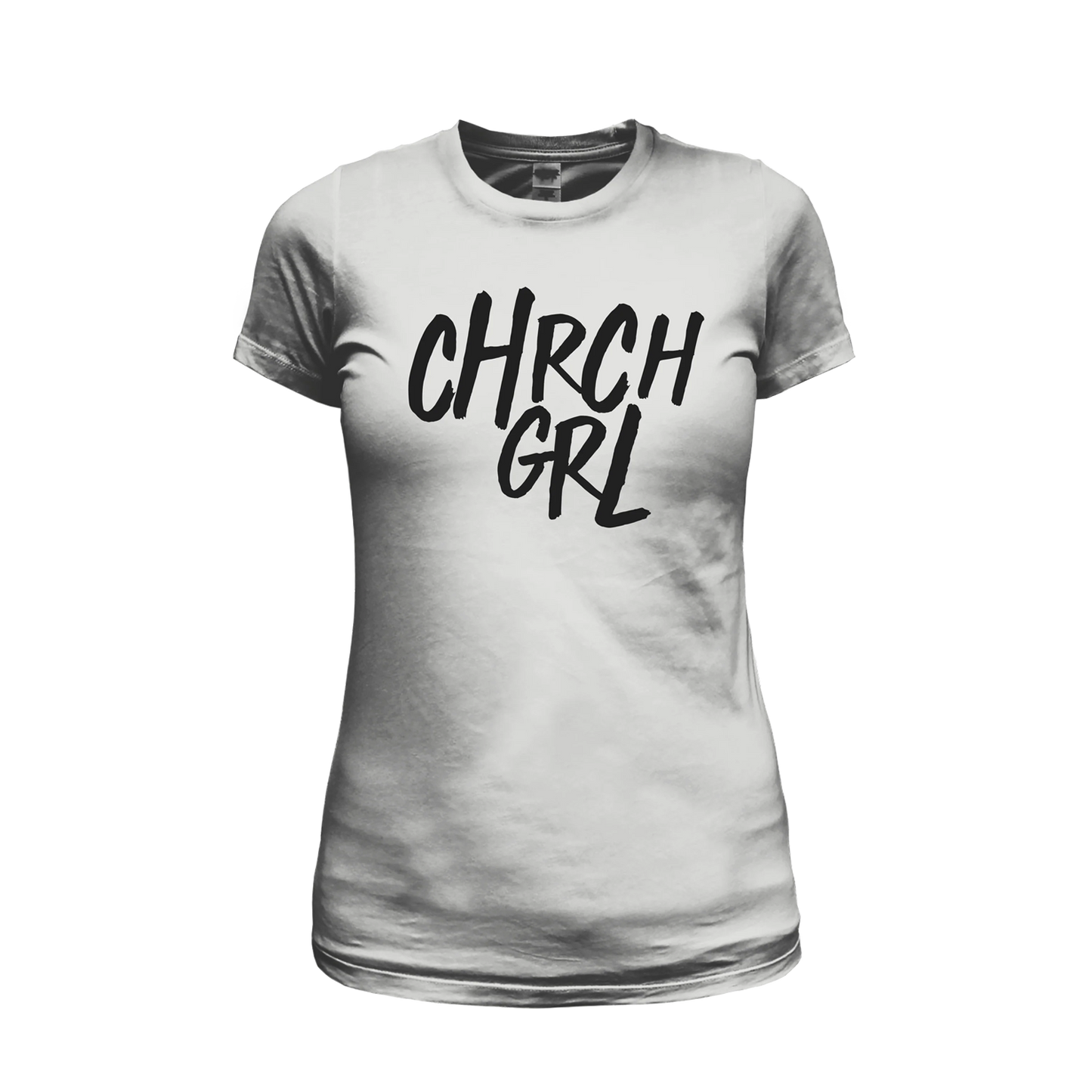 Chrch Grl - Silver Tee - Ladies